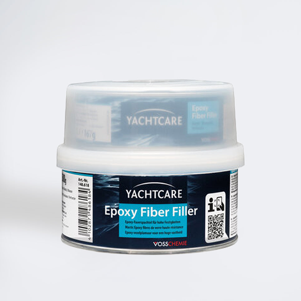 Mit dem Yachtcare Epoxy Fiber Filler können Sie optimal kleinere Reparaturen am Unterwasserschiff vornehmen! Bei dem Epoxy Fiber Filler handelt es sich um eine sehr leistungsfähige, schnell trocknende Zwei-Komponenten Epoxid-Spachtelmasse mit eingemischten Fasern.