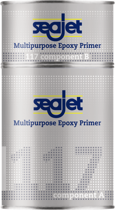 Seajet 117 Universeller Epoxy Primer silber - grau 1,0L